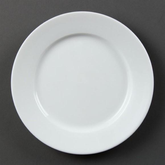 Assiettes porcelaine blanche