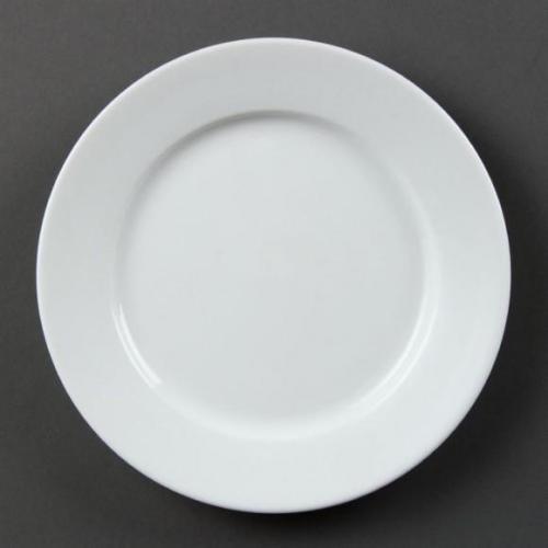 Assiettes porcelaine blanche