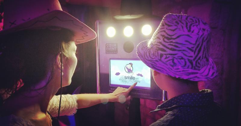 Photobooth borne à selfie