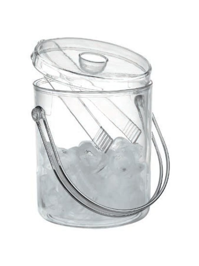 Seau à glaçon avec pince